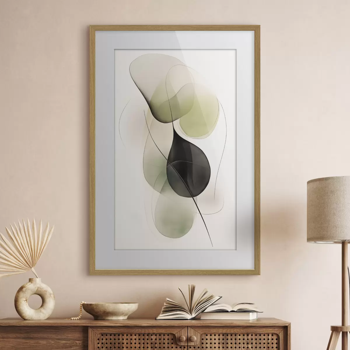 Poster Lignes et formes abstraites f47925