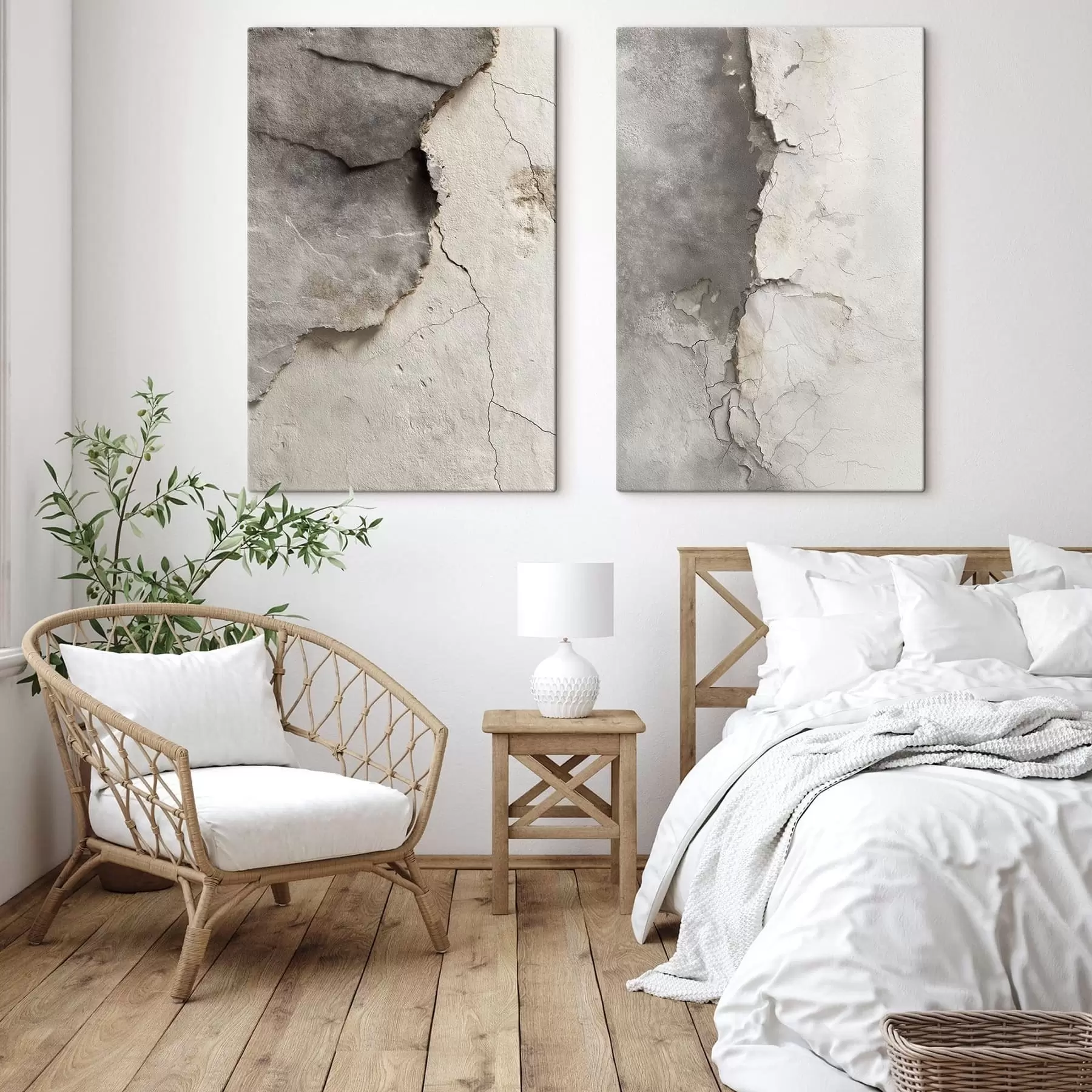 Tableau Fissures sur le mur m30026