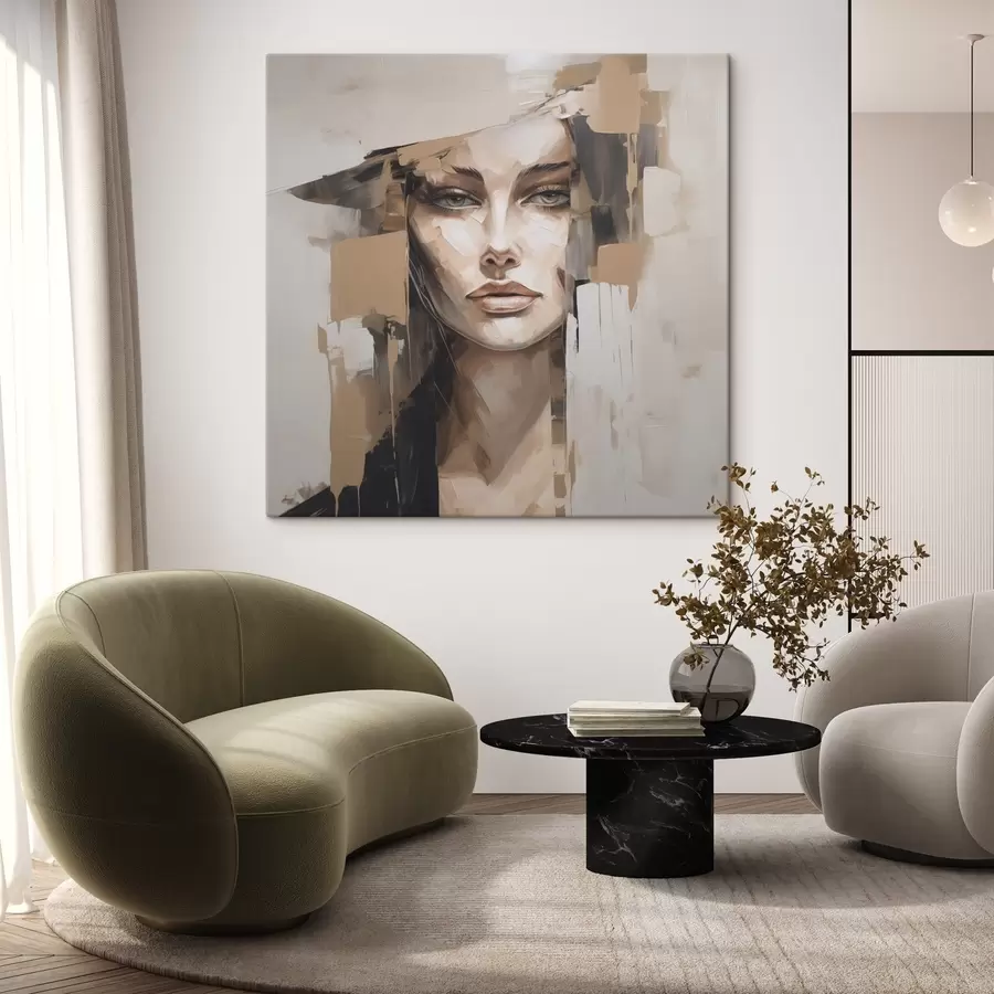 Tableau Portrait abstrait s48051