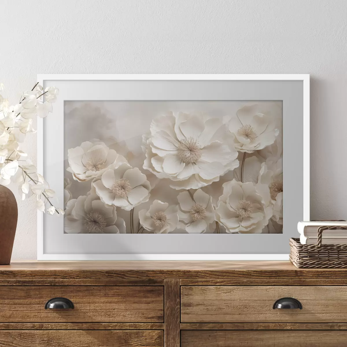 Poster Grandes fleurs f48111