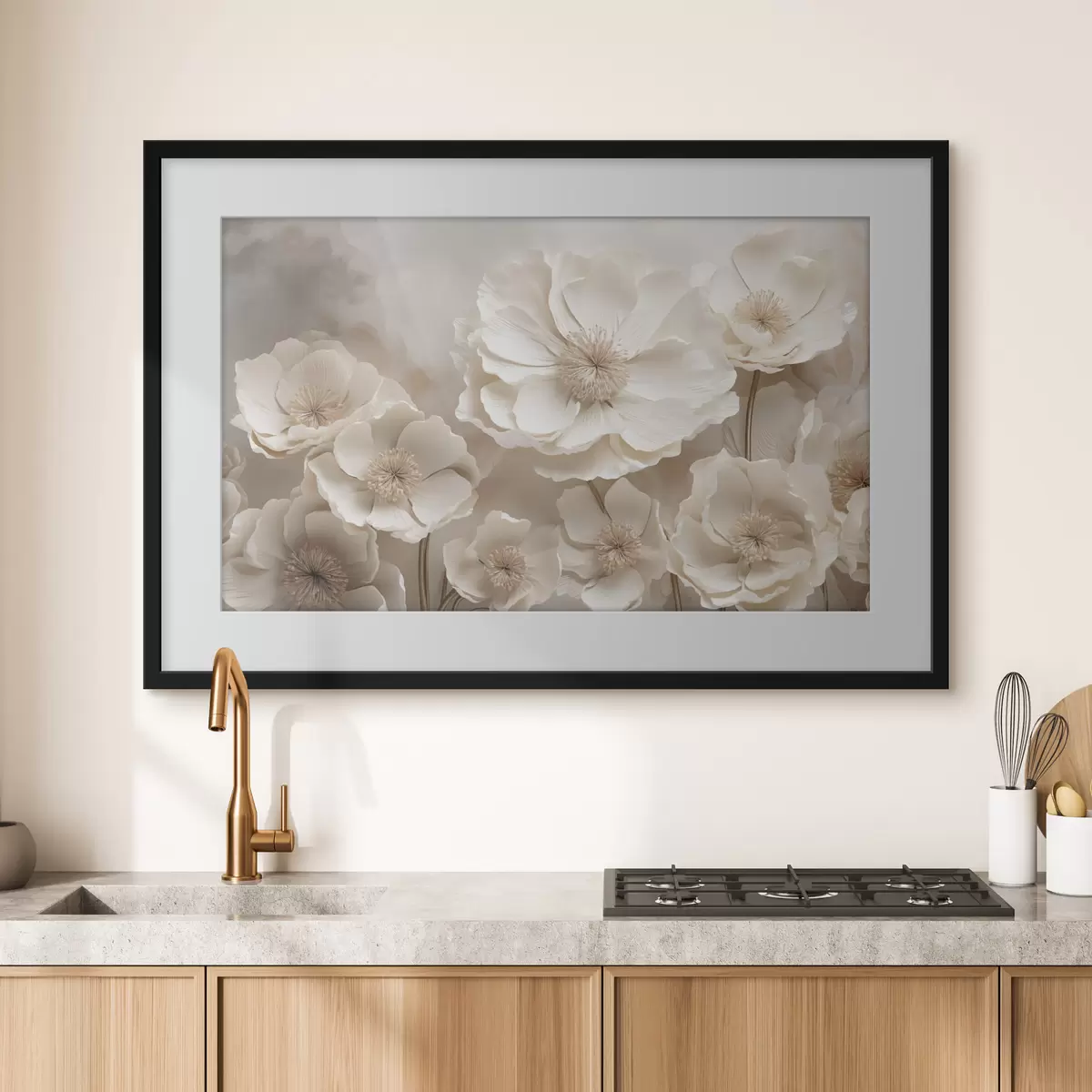 Poster Grandes fleurs f48111