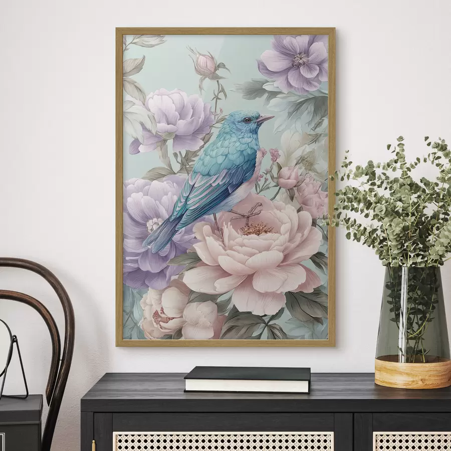 Papier peint Oiseaux et étreinte f47943