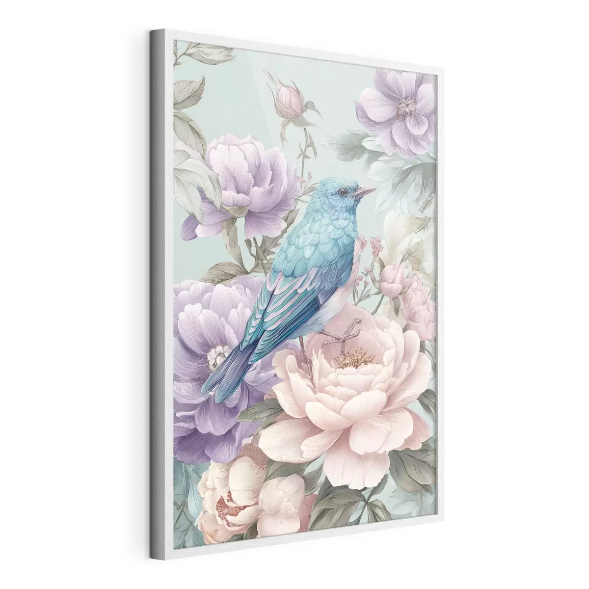 Poster Oiseaux et étreinte f47943