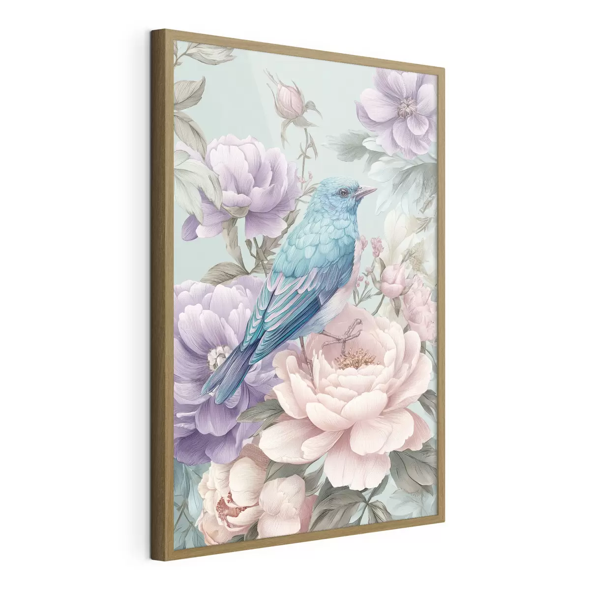 Poster Oiseaux et étreinte f47943