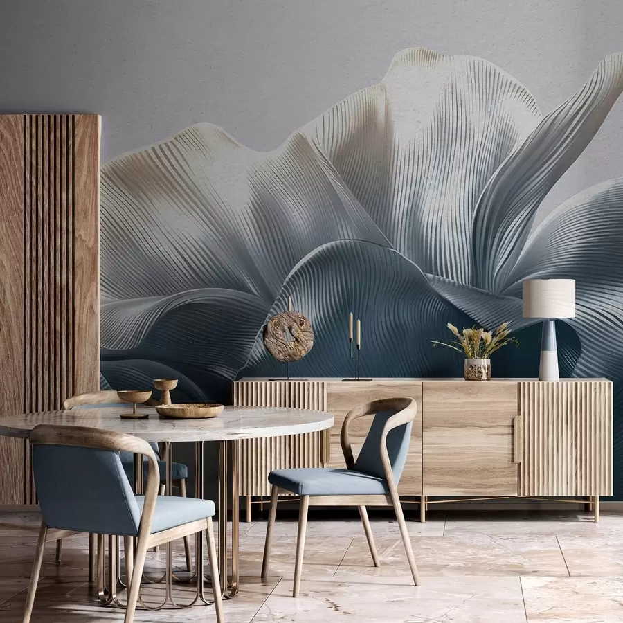 Papier peint Pétales volumétriques w05242