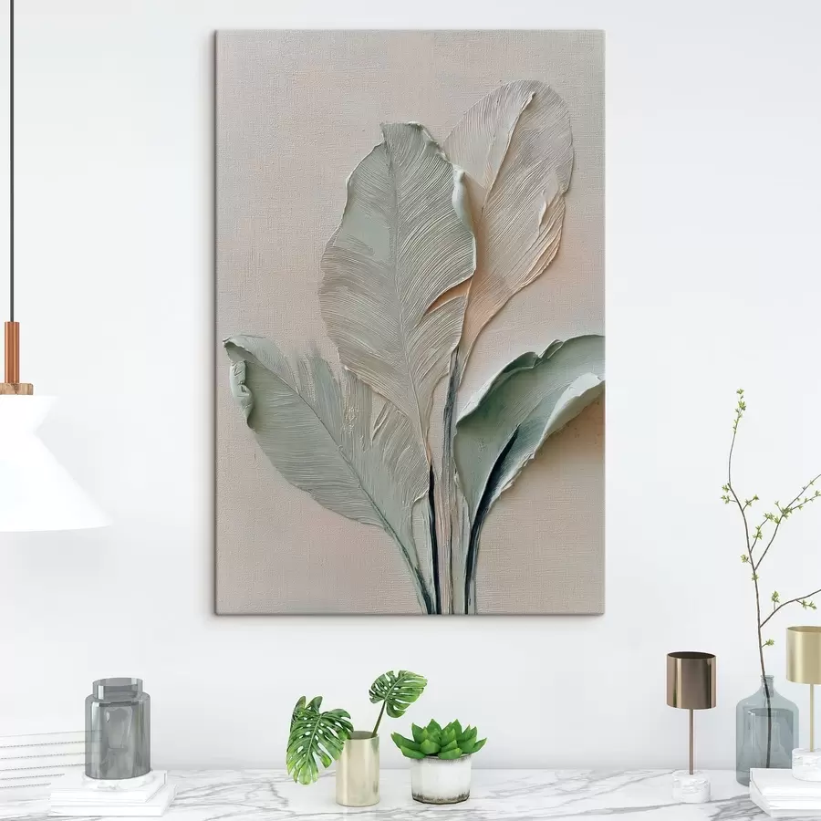 Tableau Feuilles abstraites s48130