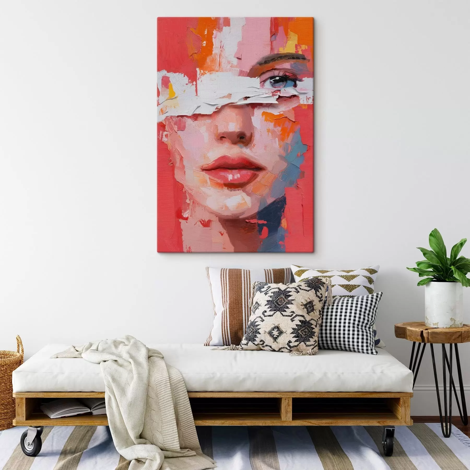 Tableau Portrait abstrait s48142