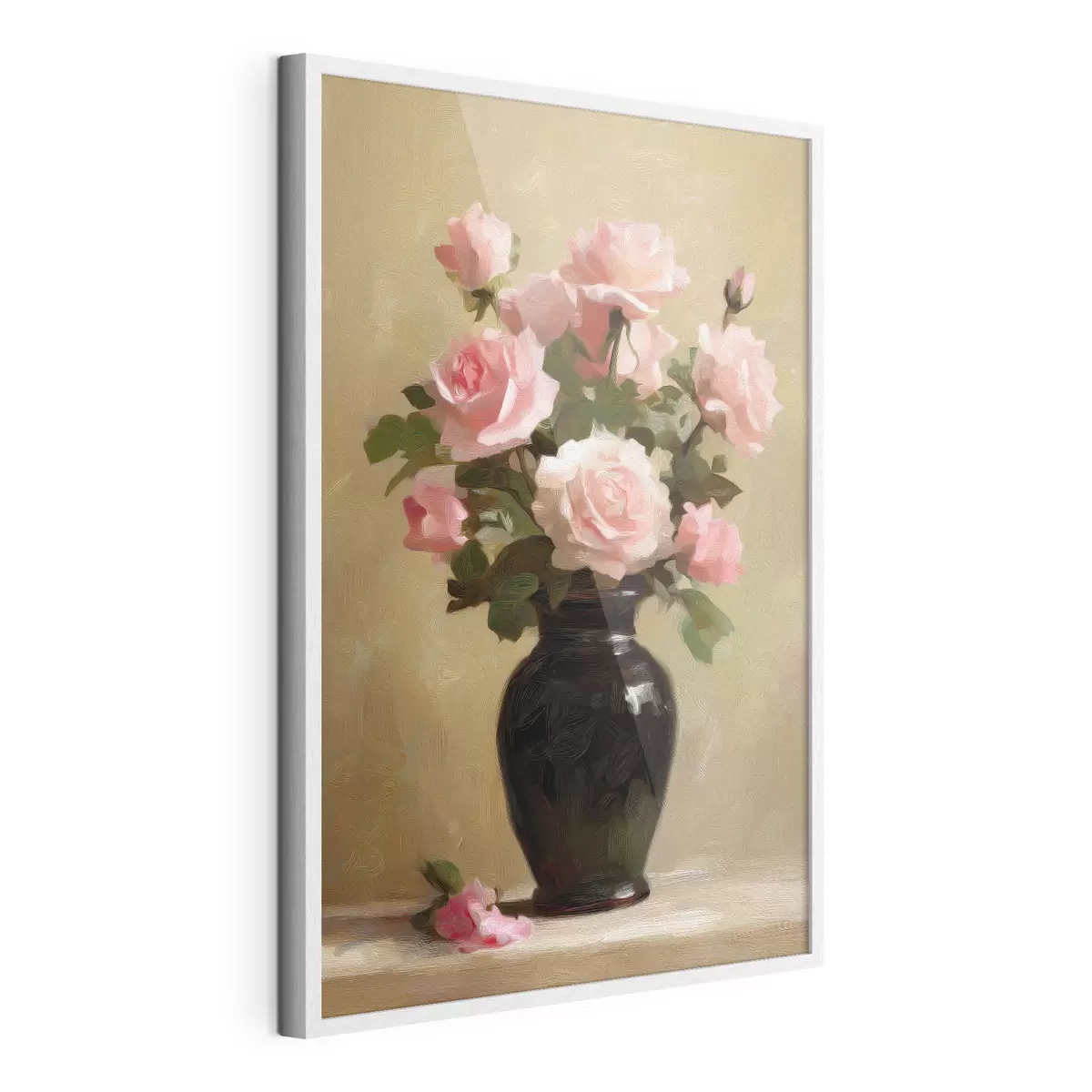 Poster Vase avec des roses f48125