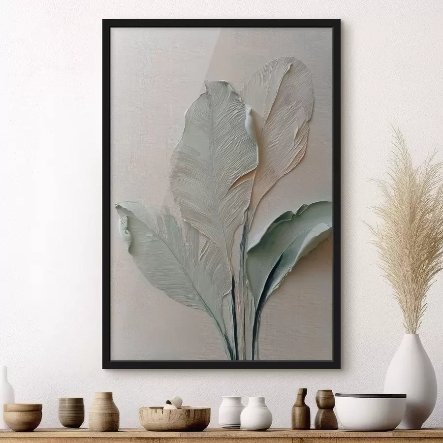 Papier peint Feuilles abstraites f48130