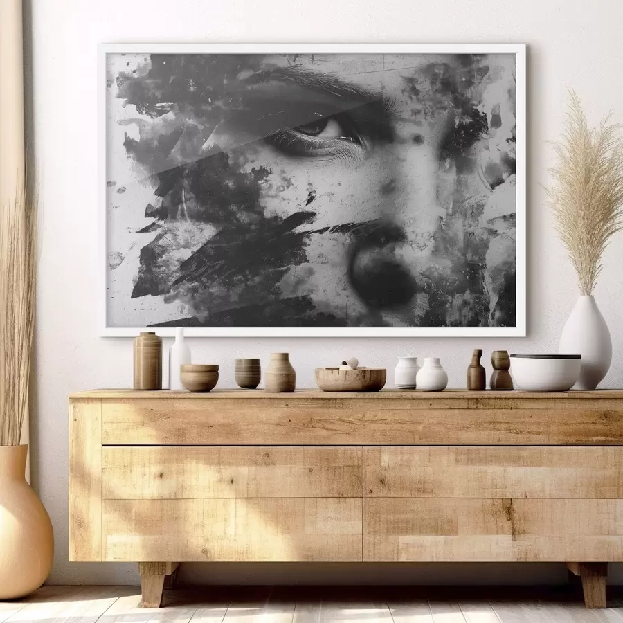 Papier peint Portrait abstrait f48136