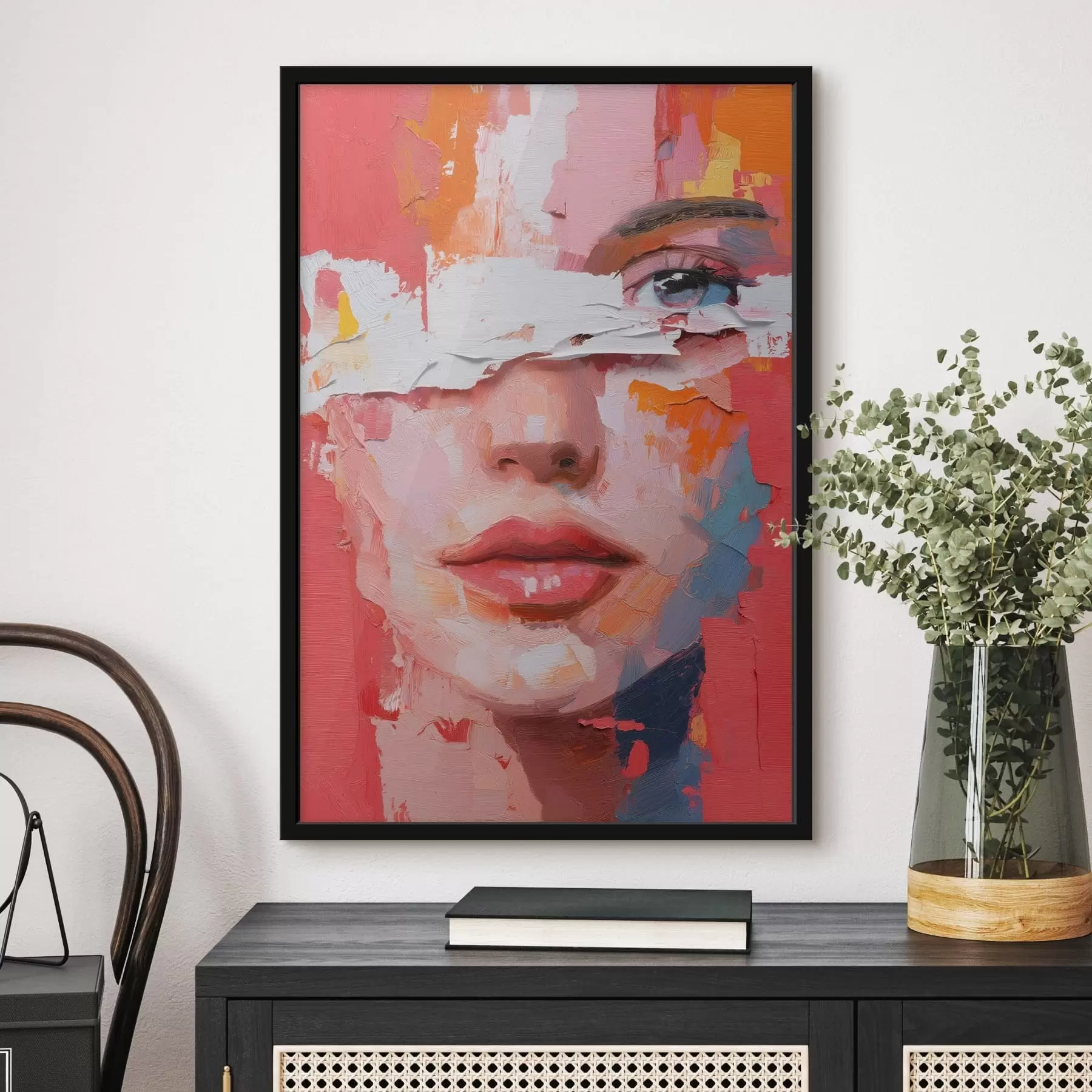 Papier peint Portrait abstrait f48142