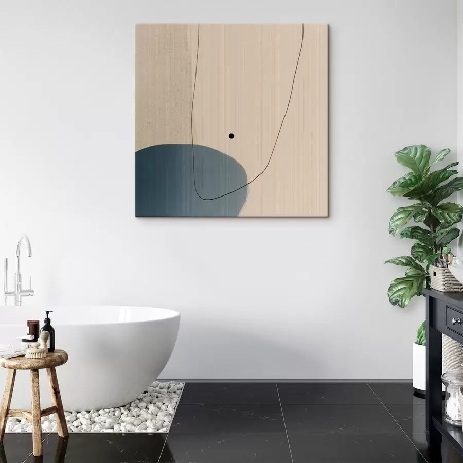 Tableau composition abstraite minimaliste s48067