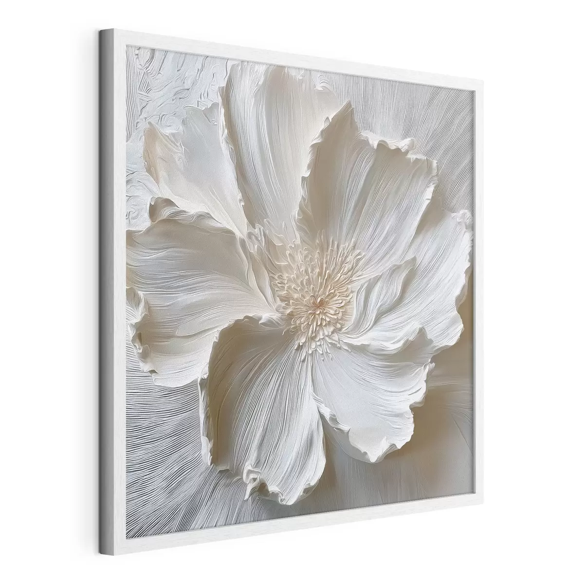 Poster Coquelicot blanc f48064