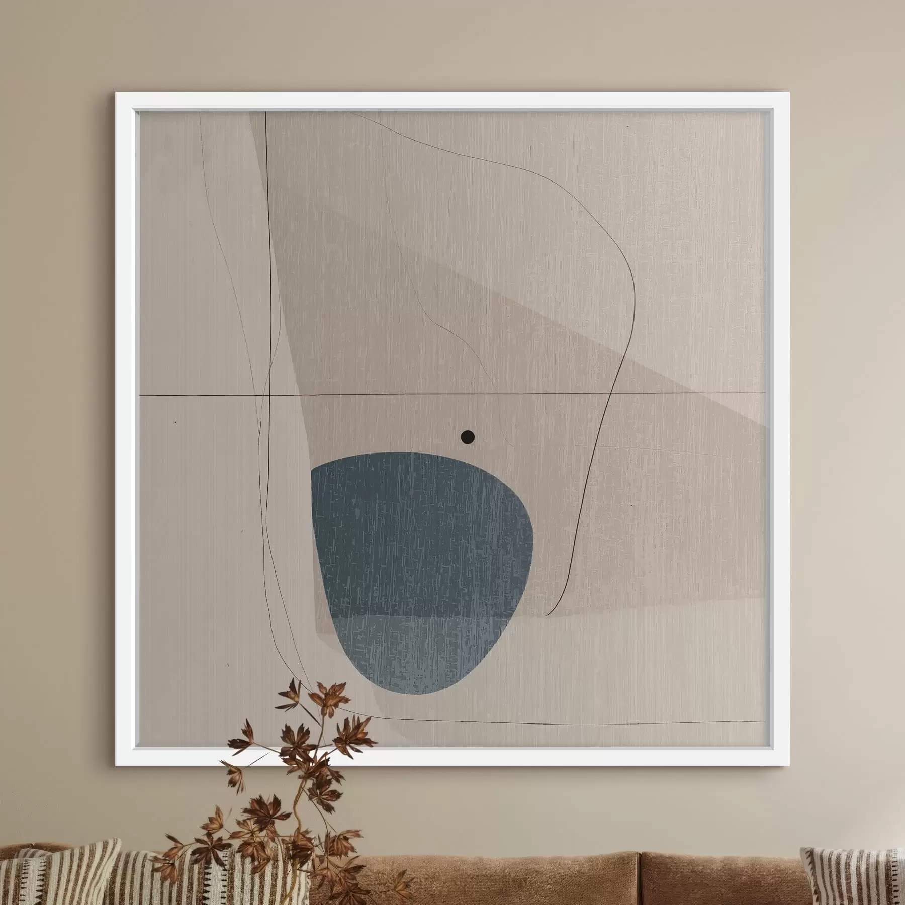 Papier peint composition abstraite minimaliste f48066