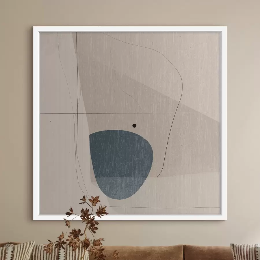 Papier peint composition abstraite minimaliste f48066