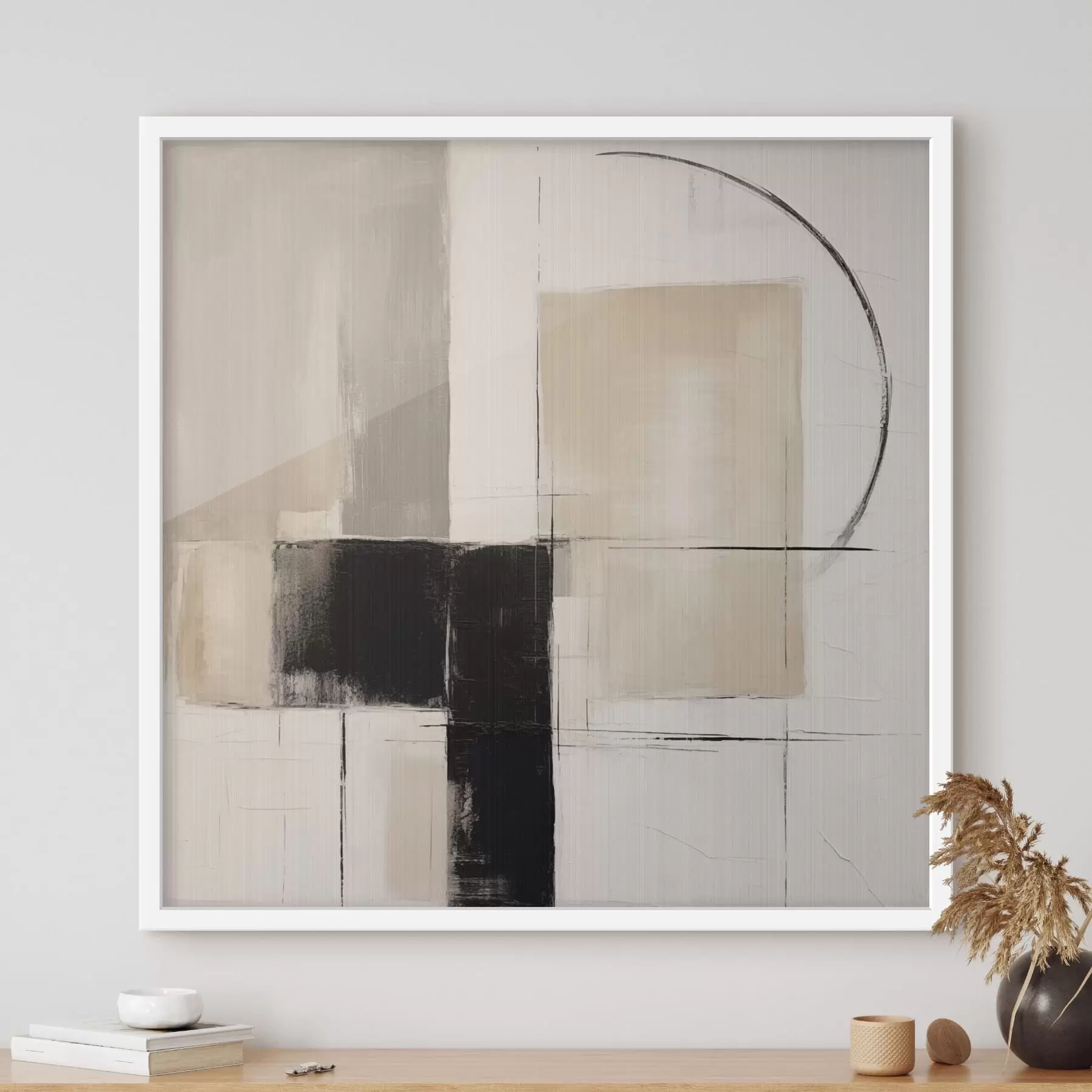 Papier peint peinture géométrique abstraite moderne f48072