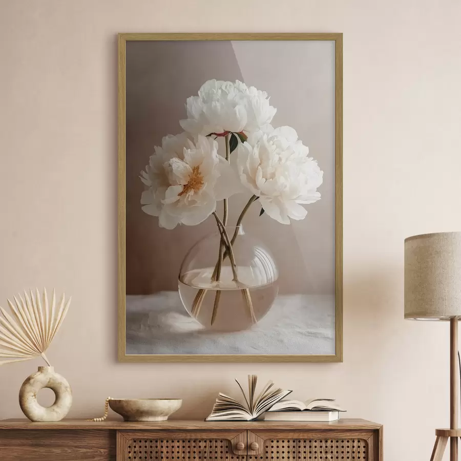 Papier peint Pivoines et aventure f48119