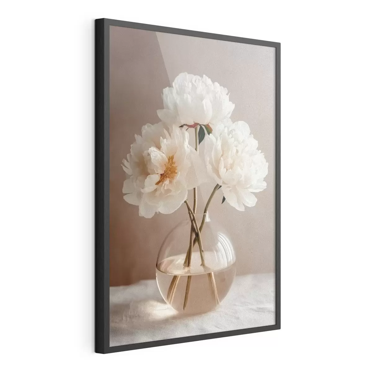 Poster Pivoines et aventure f48119