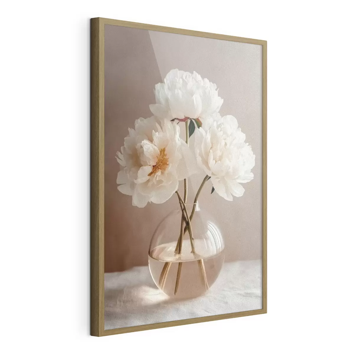 Poster Pivoines et aventure f48119