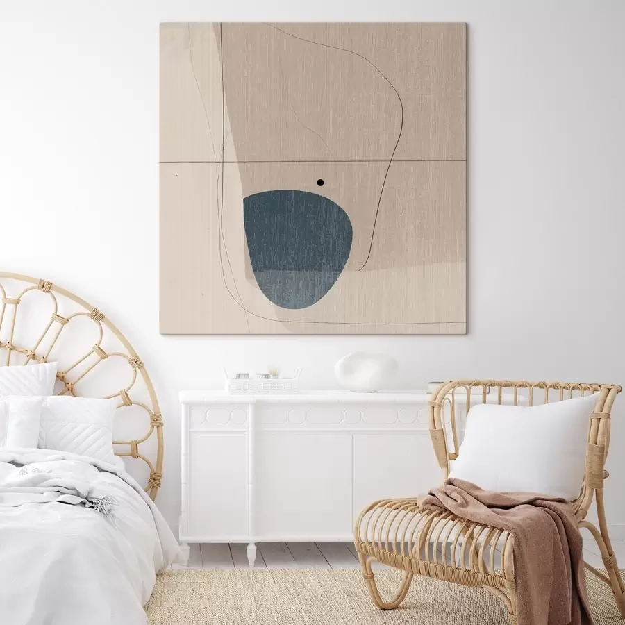 Tableau composition abstraite minimaliste s48066