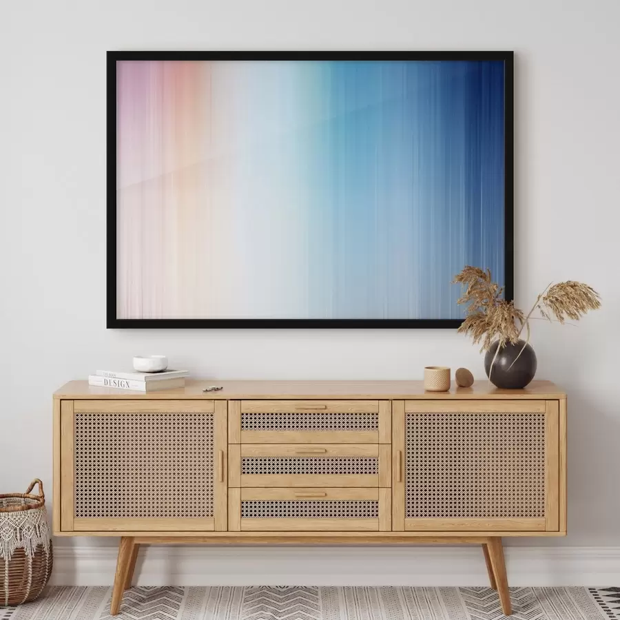 Papier peint Dégradé harmonieux allant du chaud au bleu f48090