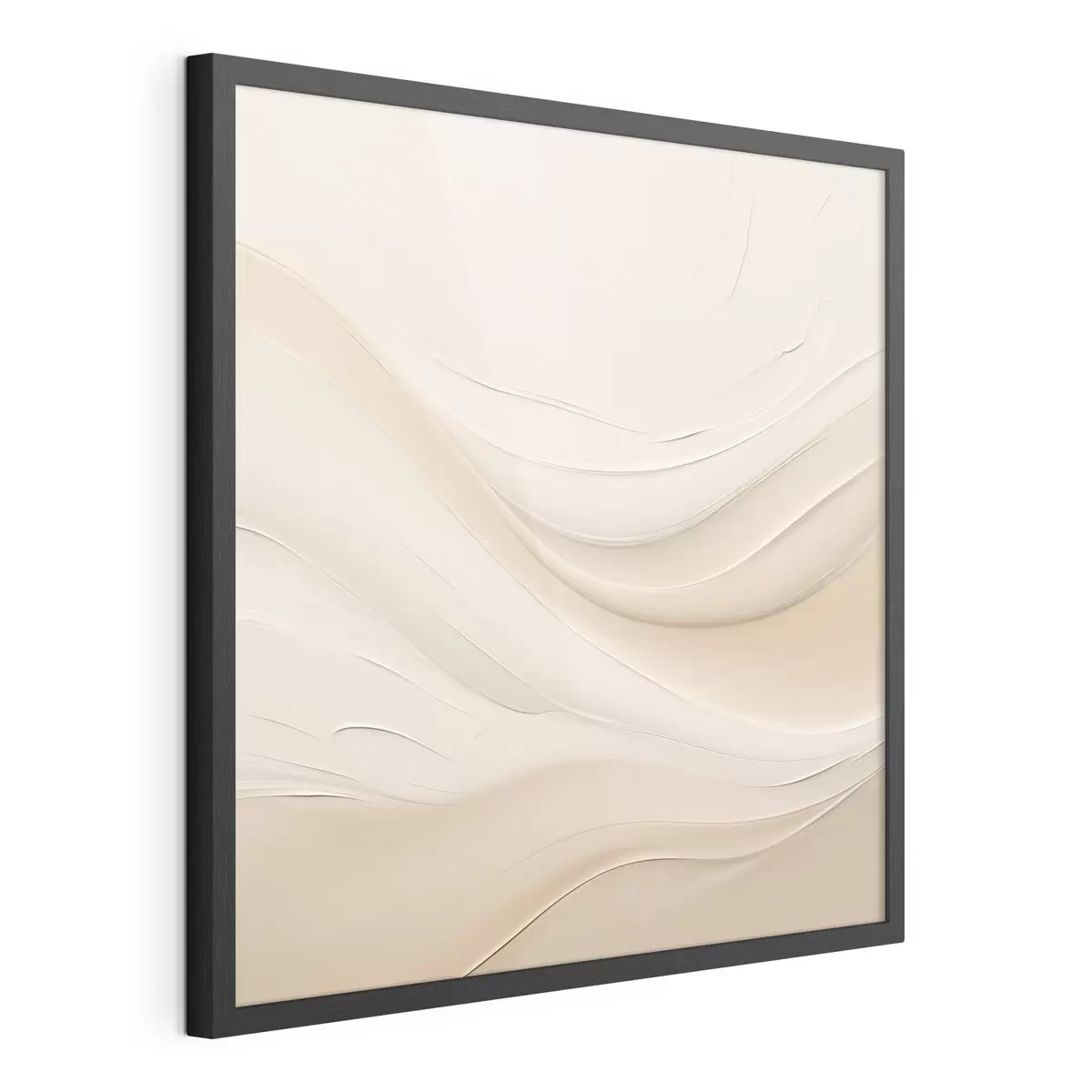 Poster Motif ondulé minimaliste dans des tons clairs f48097