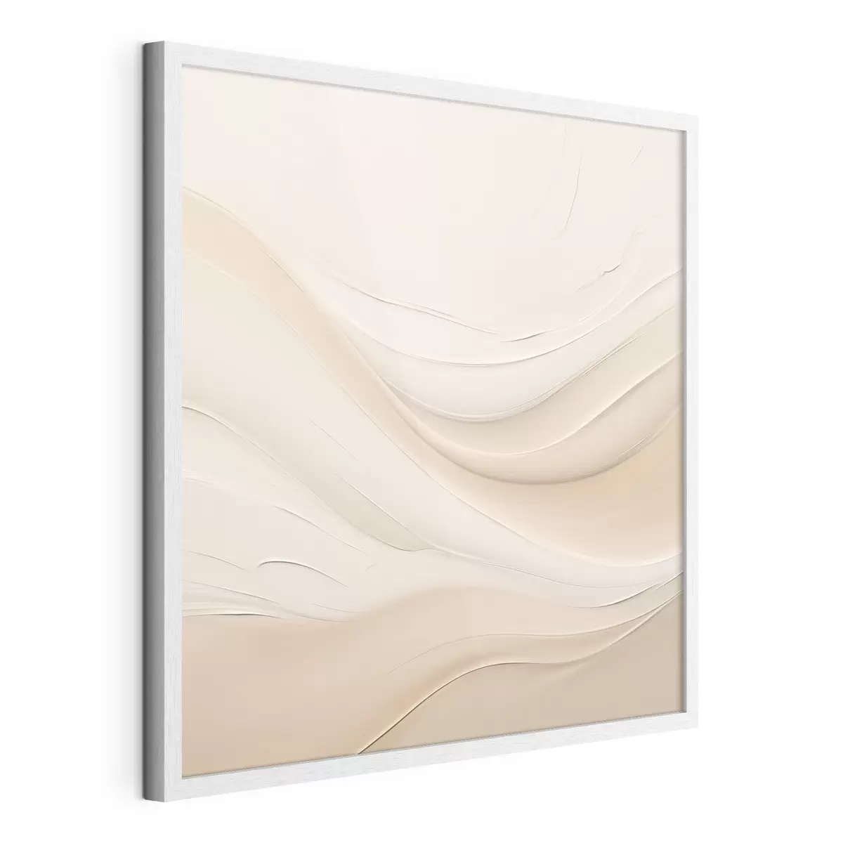 Poster Motif ondulé minimaliste dans des tons clairs f48097
