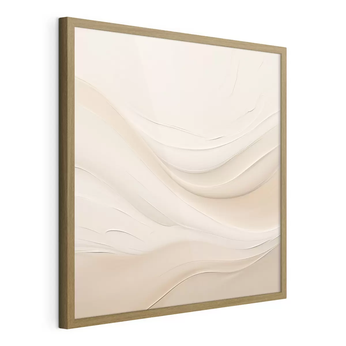 Poster Motif ondulé minimaliste dans des tons clairs f48097