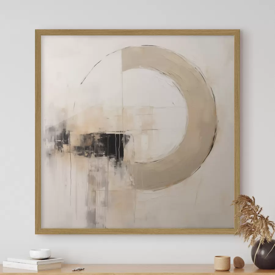 Papier peint Le cercle inachevé f48098