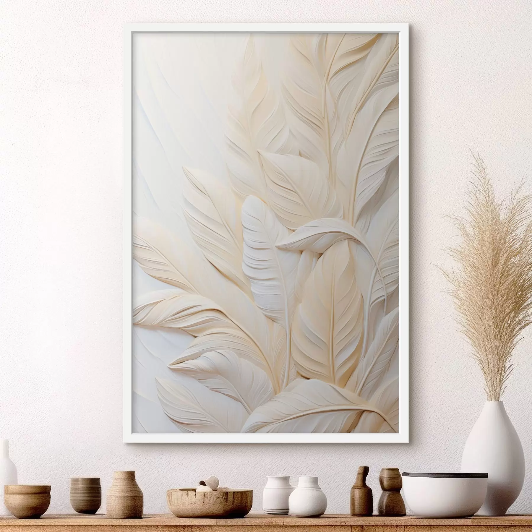 Papier peint Plumes et énigme f47883