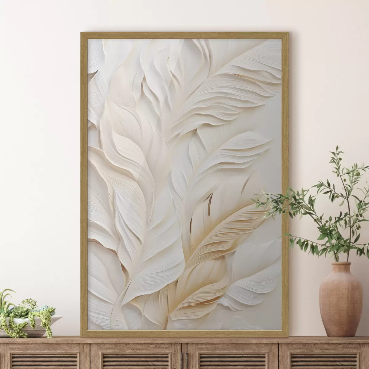 Poster Plumes et caresse f47884
