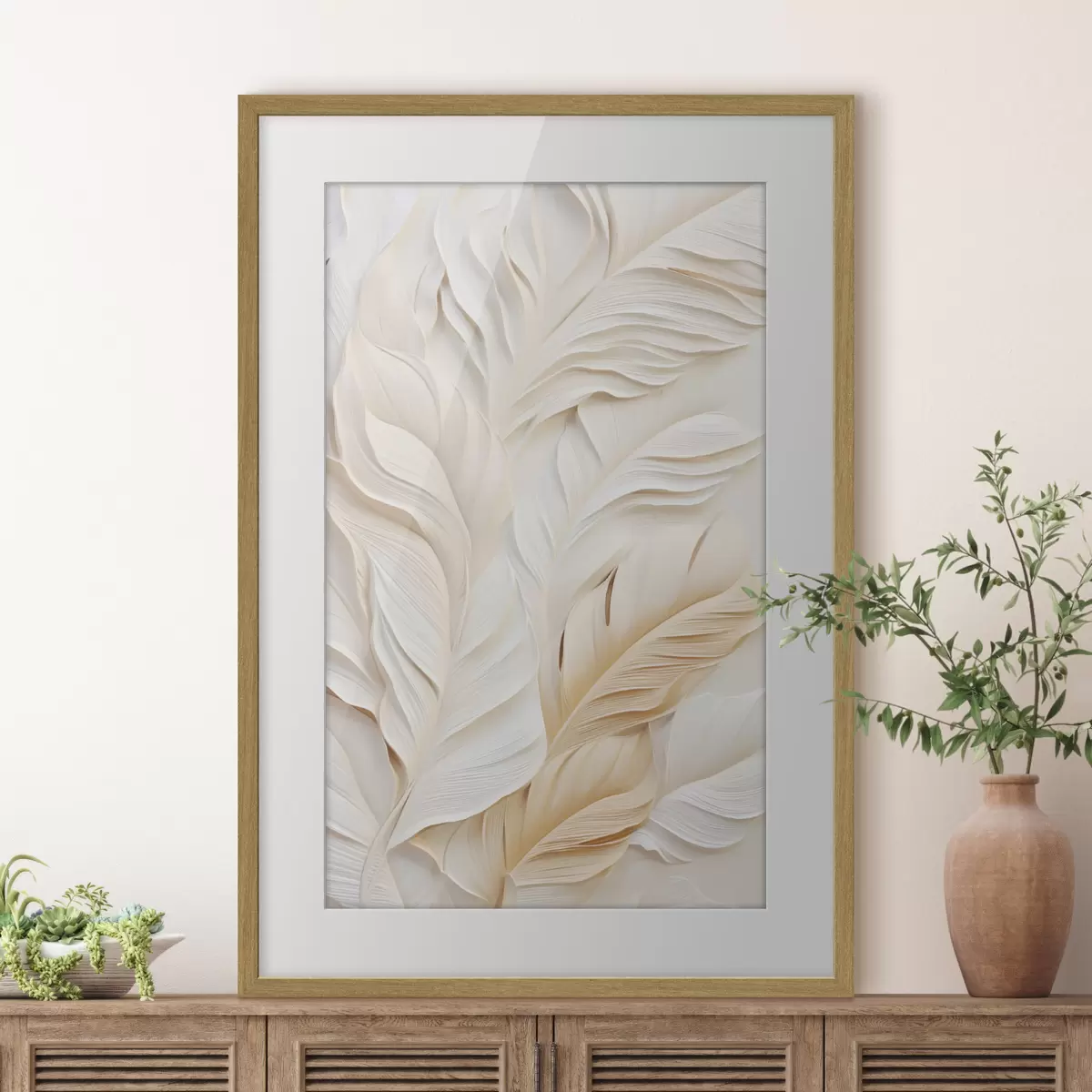 Poster Plumes et caresse f47884