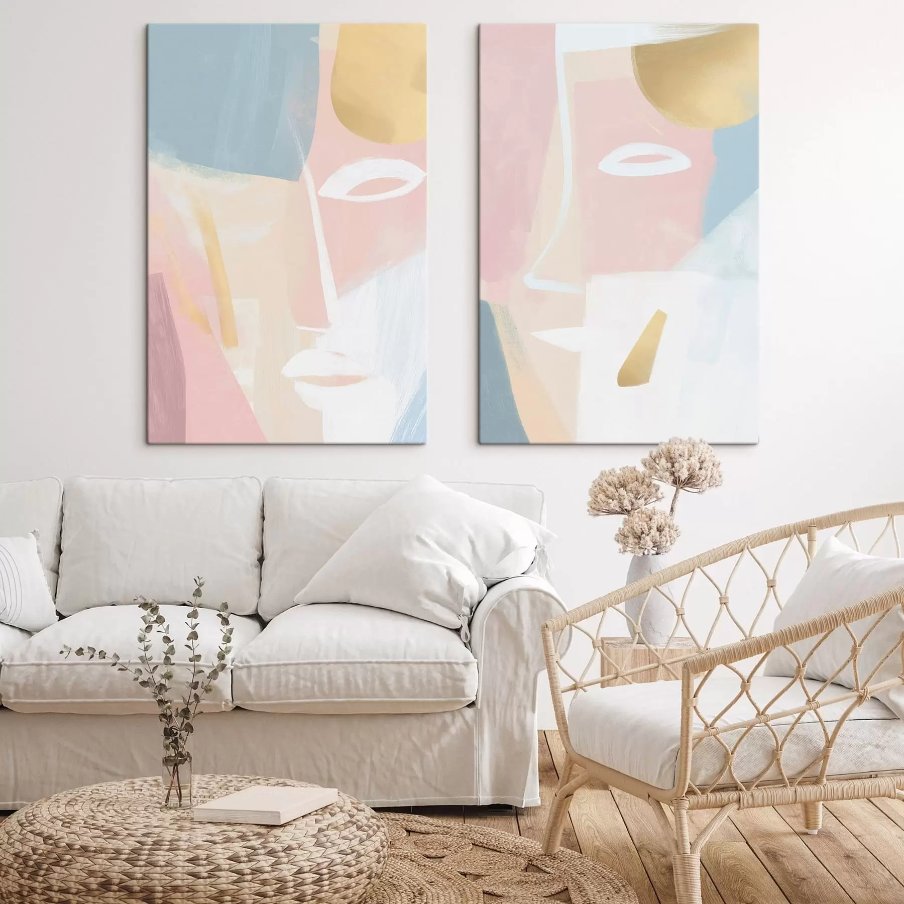 Tableau Visages abstraits m30063