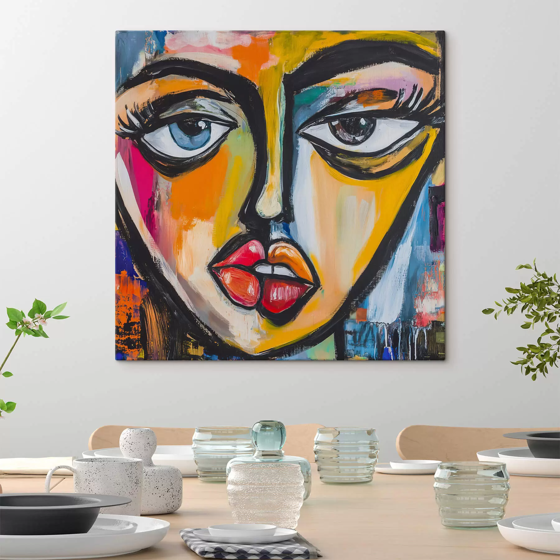 Tableau Portrait abstrait s47784