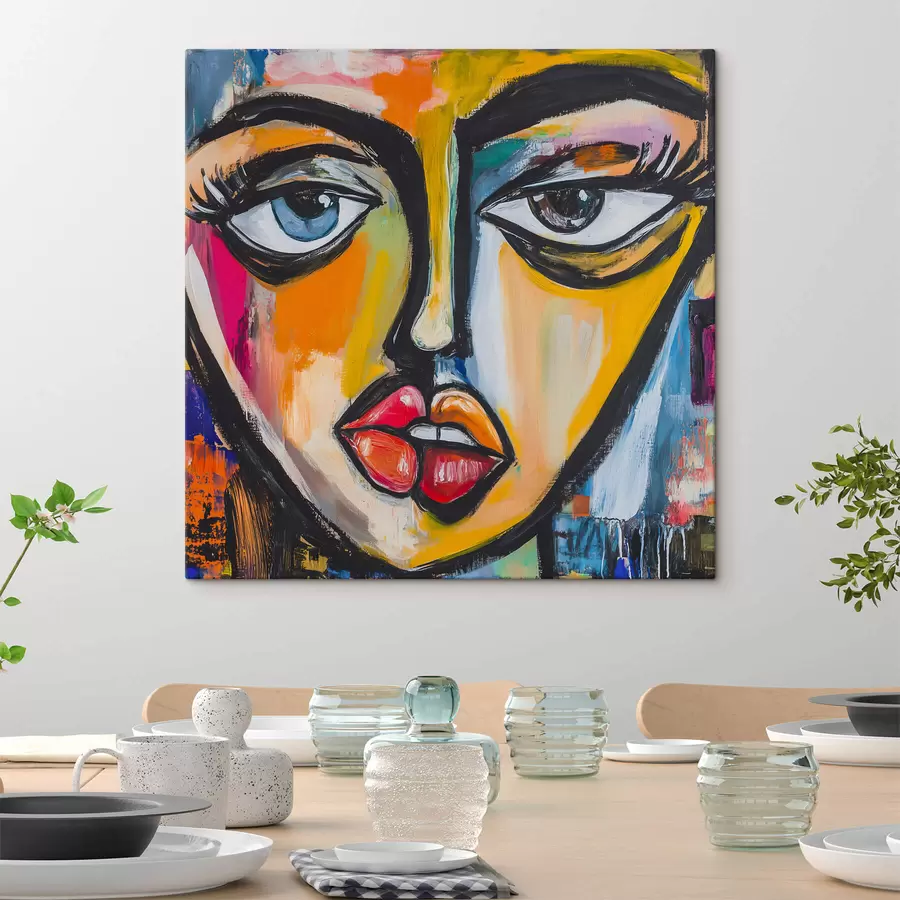 Tableau Portrait abstrait s47784