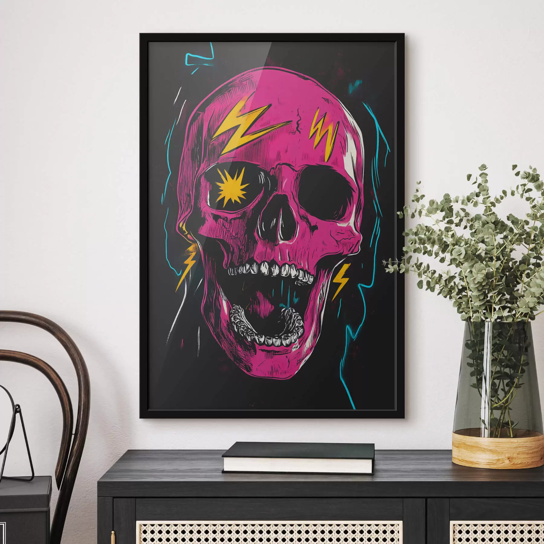 Papier peint Crâne abstrait f47781