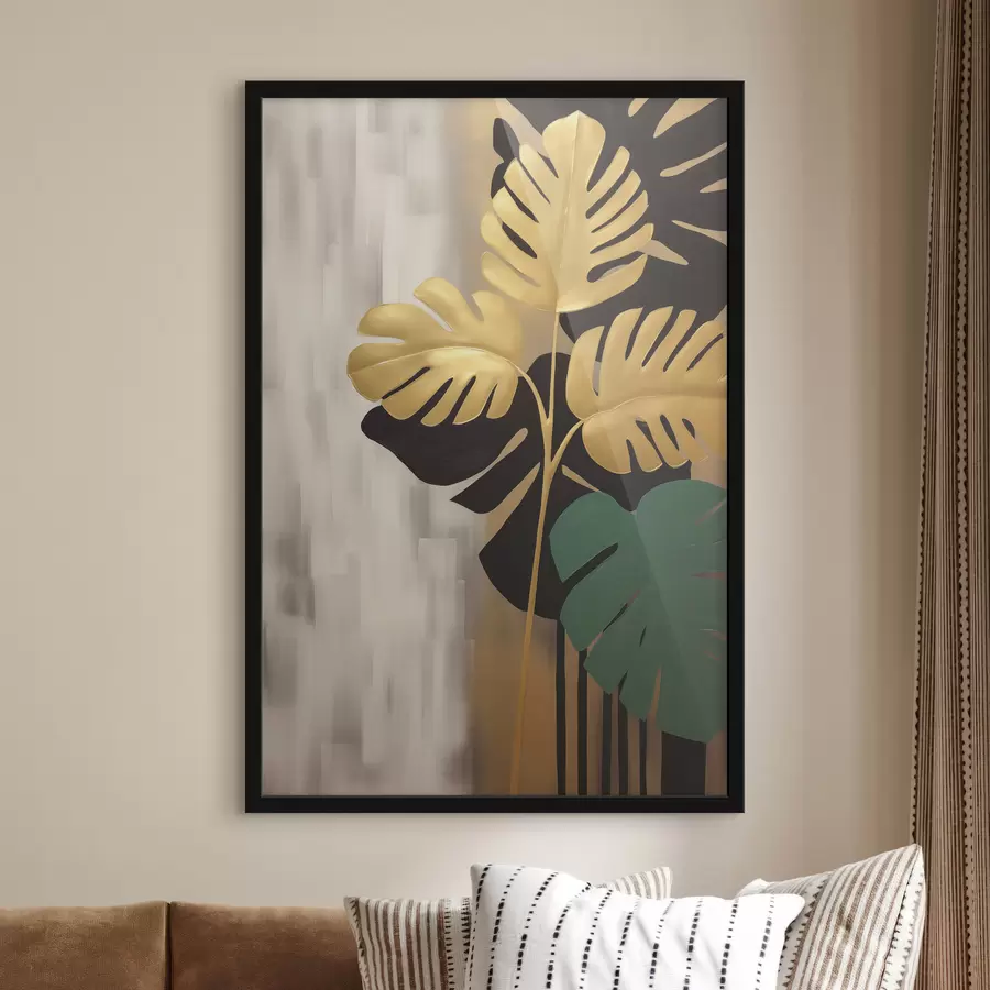 Papier peint Feuilles tropicales f47782