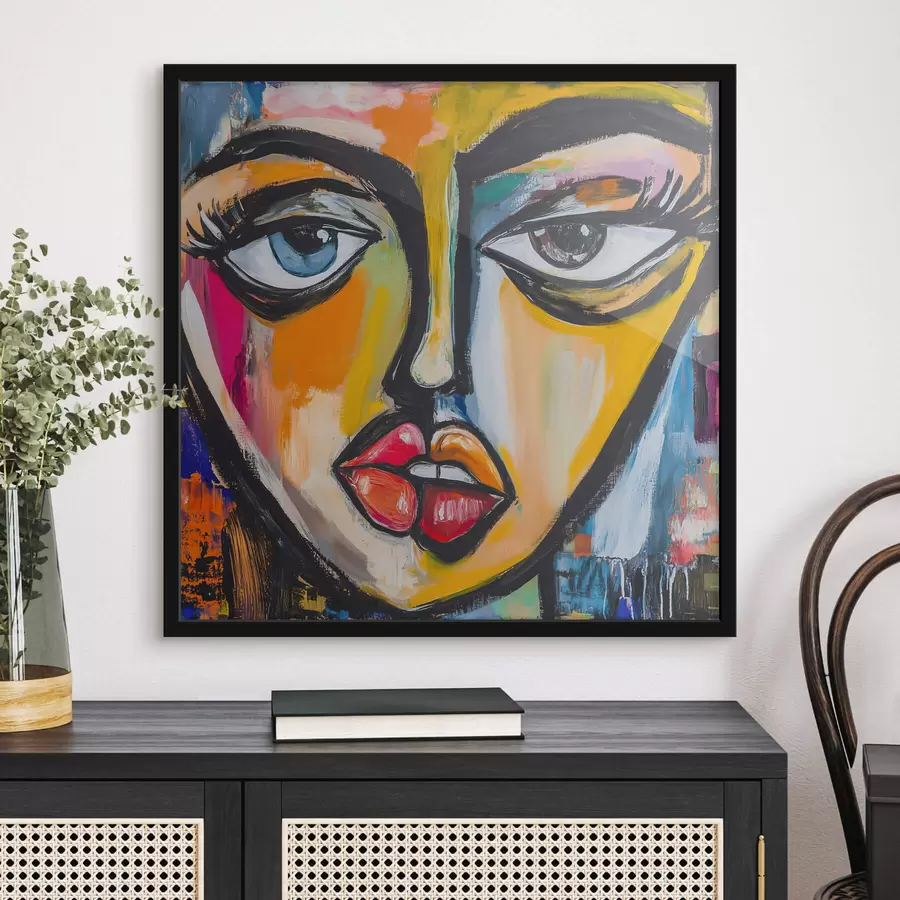 Papier peint Portrait abstrait f47784