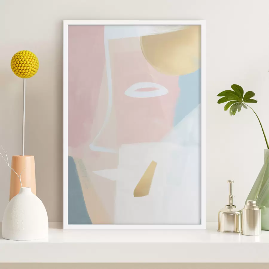 Papier peint Visage abstrait f47785