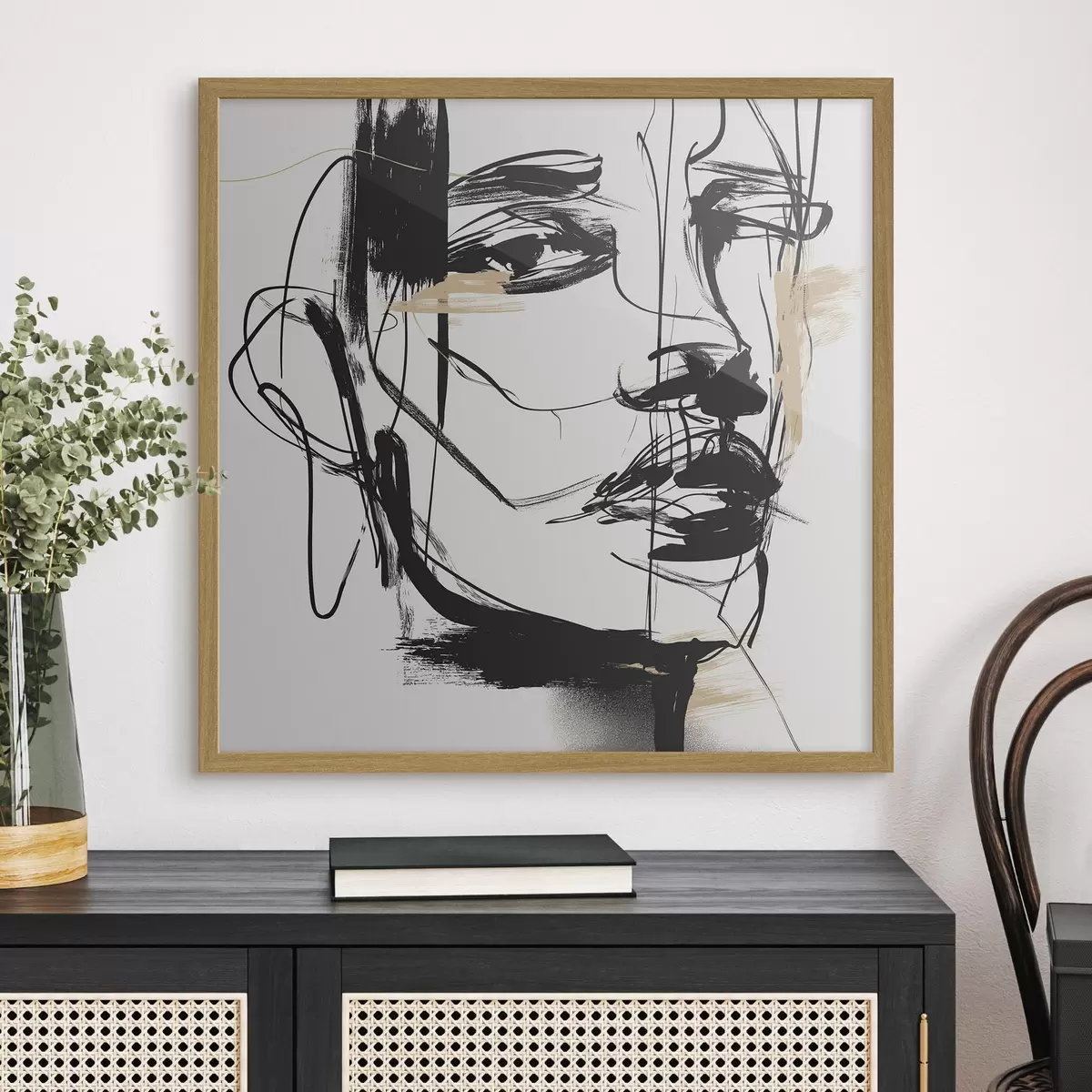Poster Portraits minimalistes d'une femme f48014