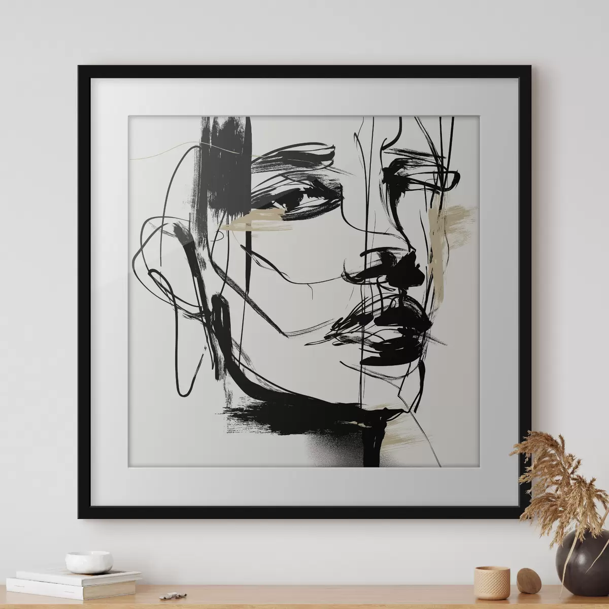 Poster Portraits minimalistes d'une femme f48014