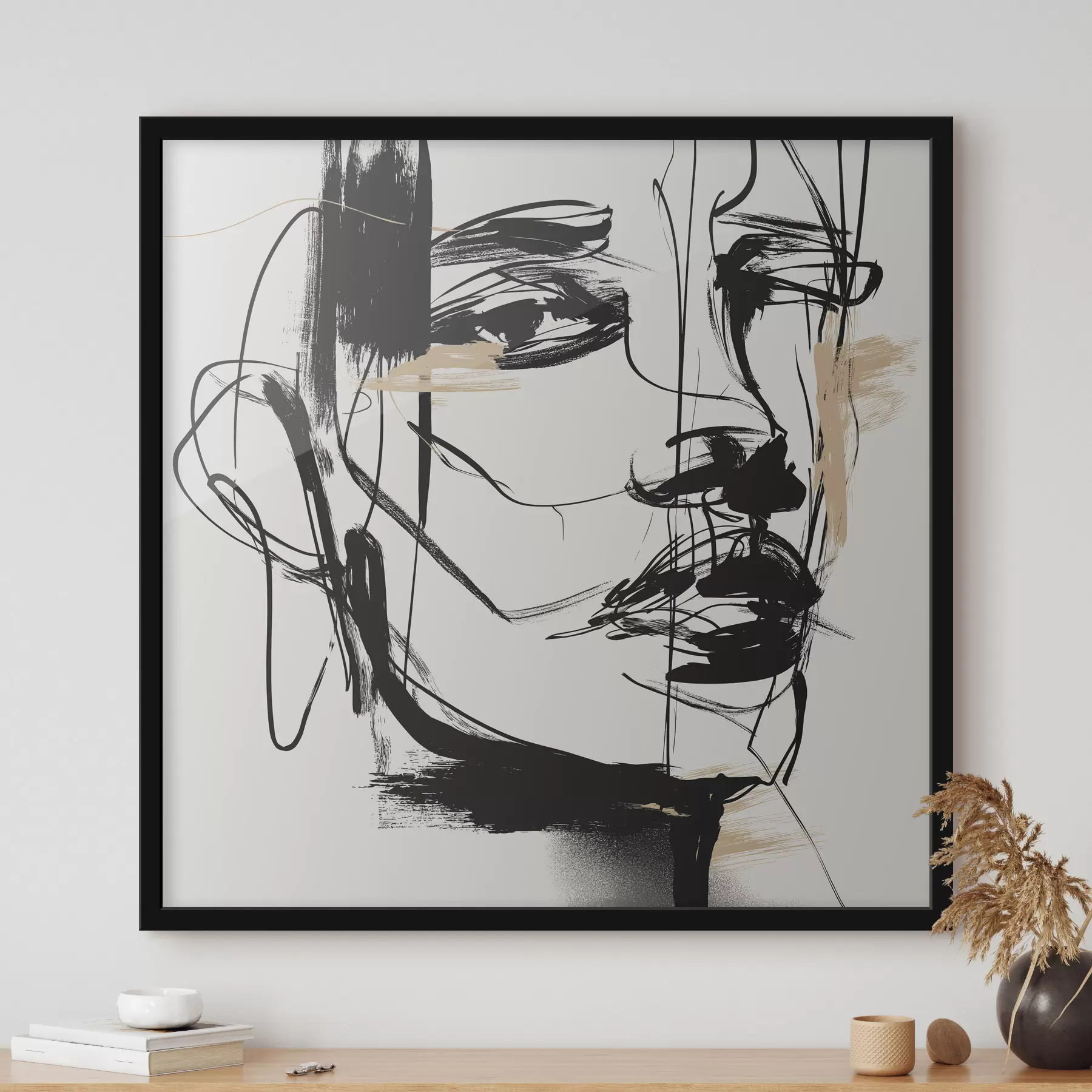 Papier peint Portraits minimalistes d'une femme f48014