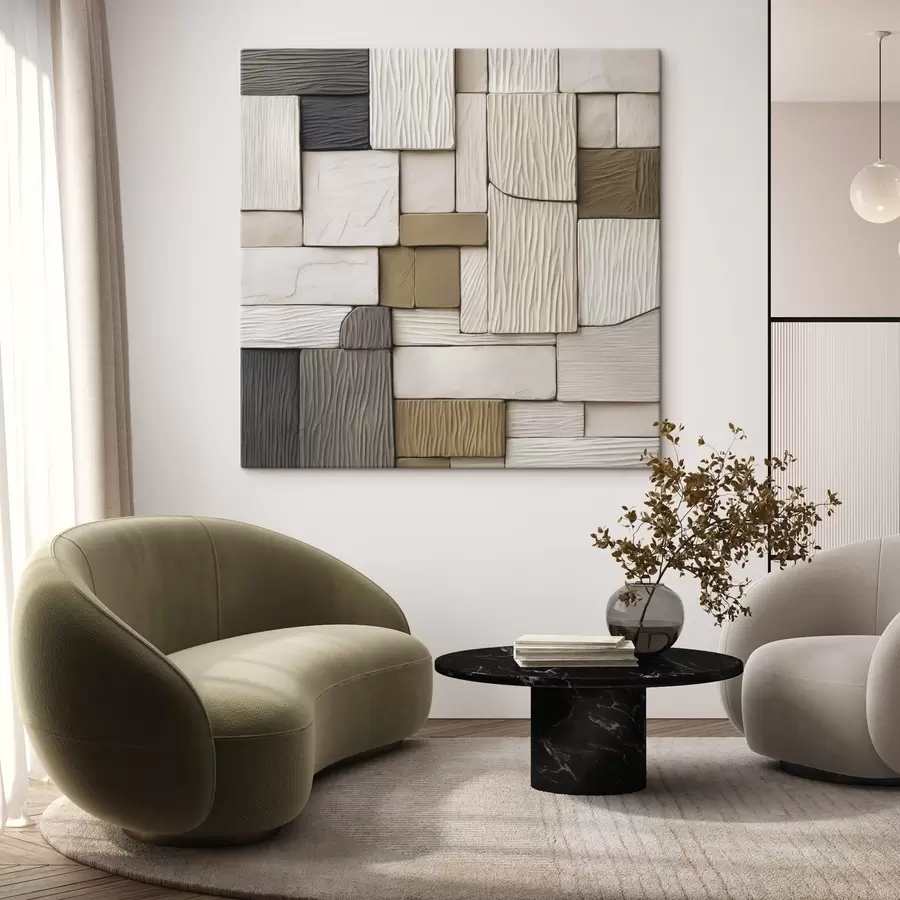 Tableau Composition abstraite s48165