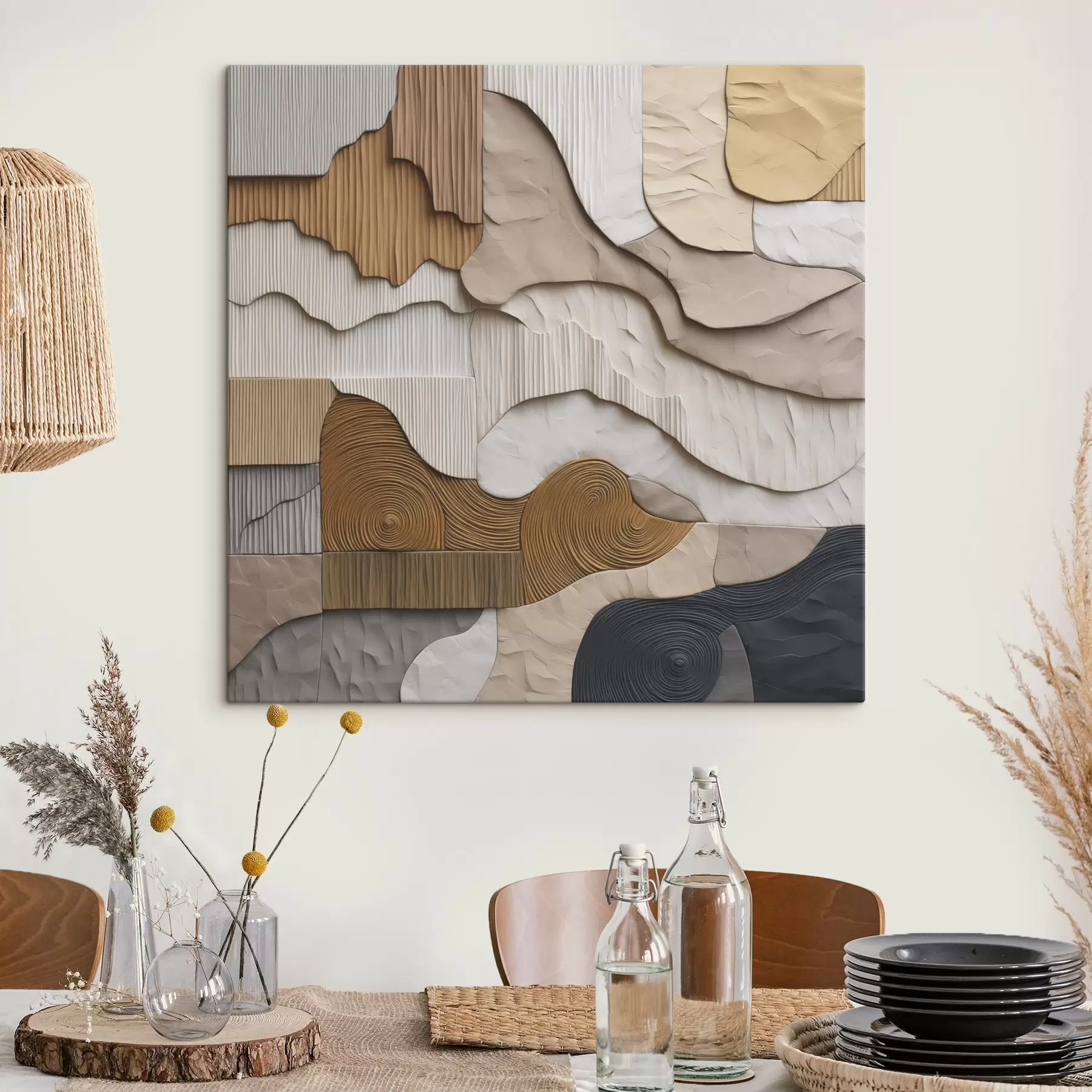 Tableau Composition abstraite s48166