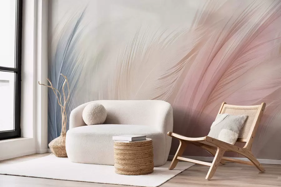 Papier peint Souffle de plumes w05312