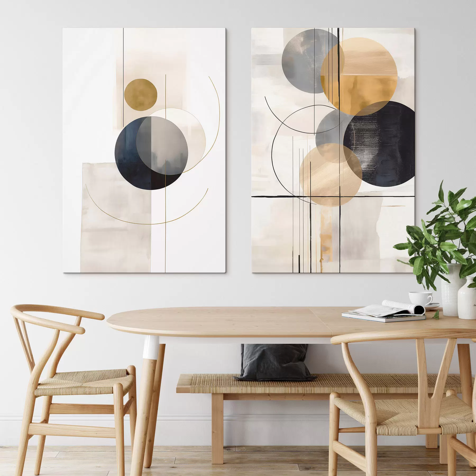 Tableau Résumé avec cercles m30124