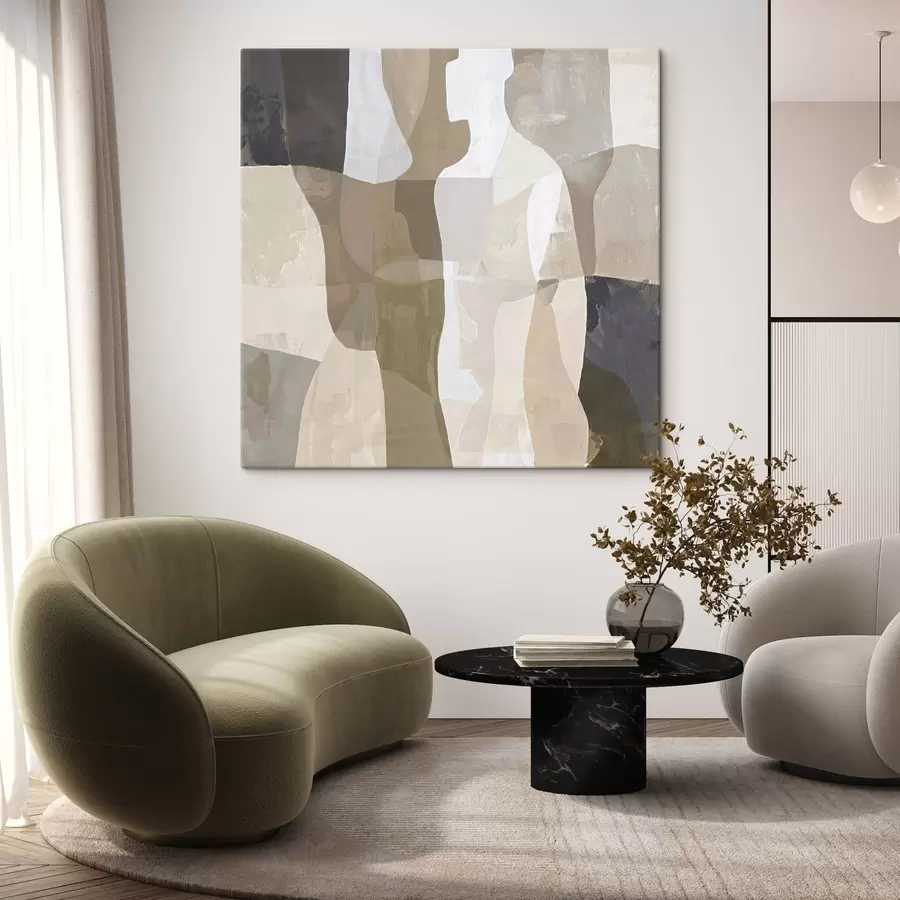 Tableau Silhouette abstraite s48016