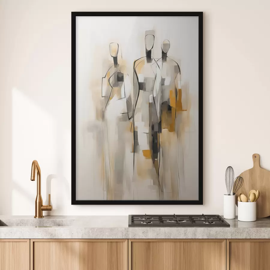 Papier peint Silhouettes abstraites f48173