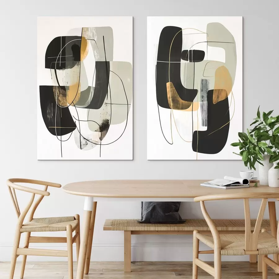 Tableau Abstraction contemporaine m30132