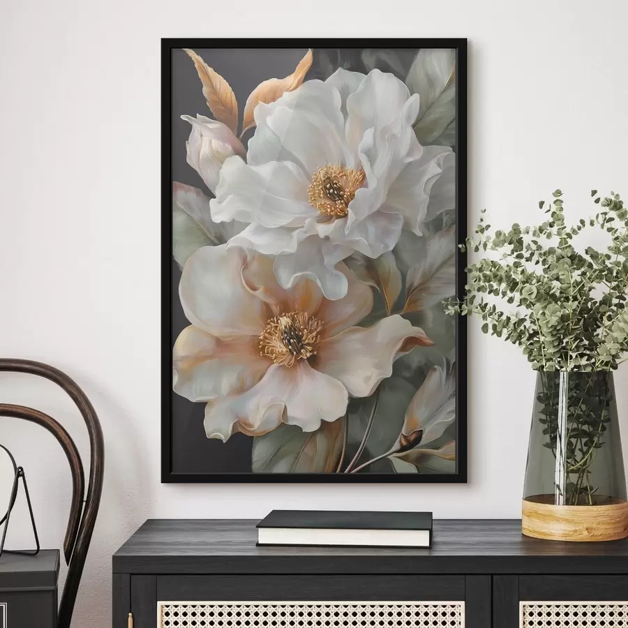 Papier peint Grandes fleurs f48216